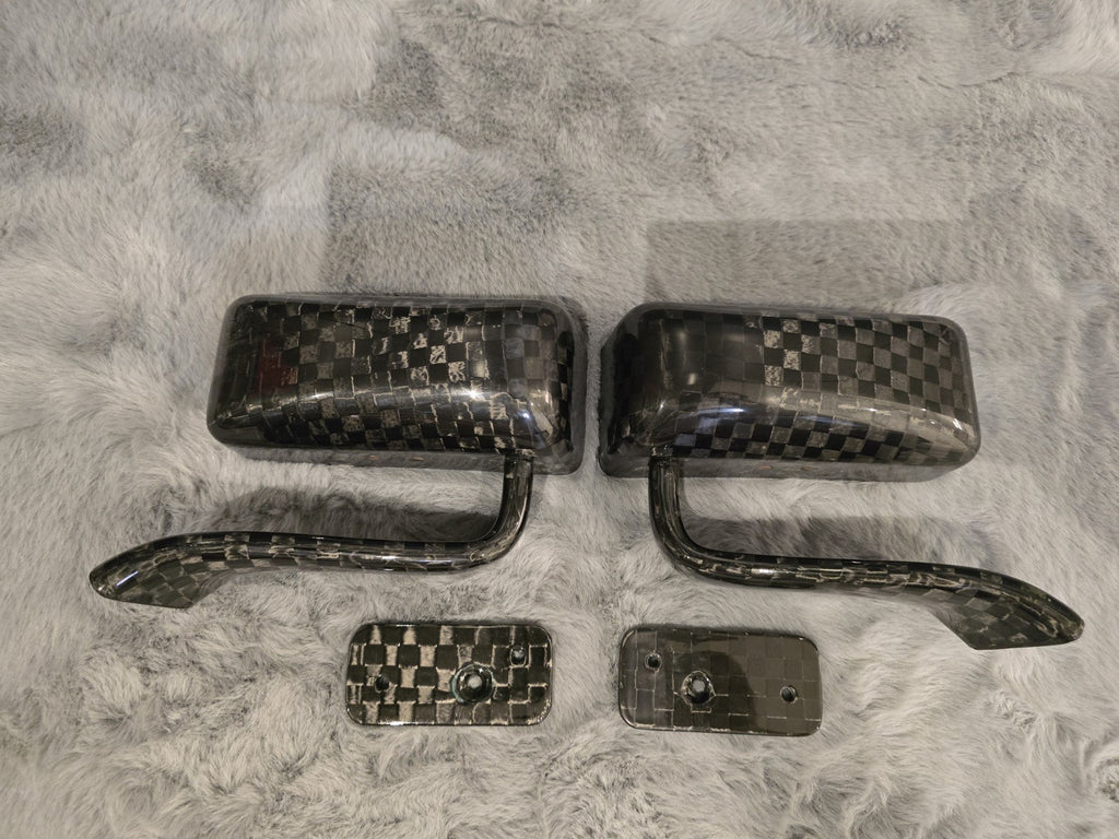 ALC Dry Carbon Fiber Spread Tow Plain Weave LMGT Side Mirror (Universal/H.S2000)