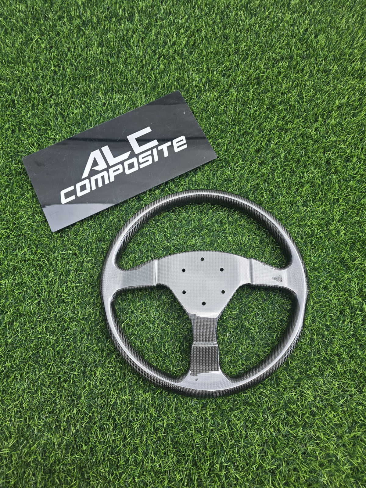 ALC Composite Dry Carbon Fiber lightweight Steering Wheel Fit For JDM/EDM/USDM