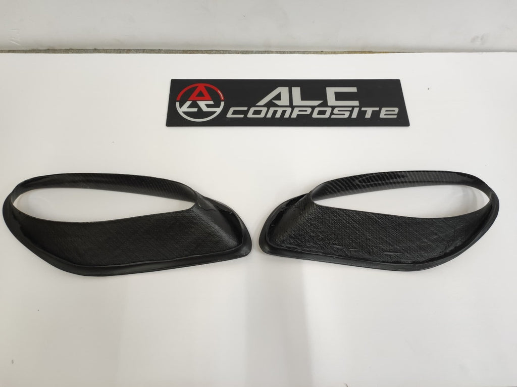 For Porsche 911 991 Turbo S 14-18 Dry Carbon Side Fender Air Vent Intake Covers