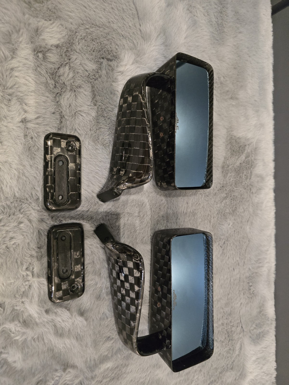 ALC Dry Carbon Fiber Spread Tow Plain Weave LMGT Side Mirror (Universal/H.S2000)
