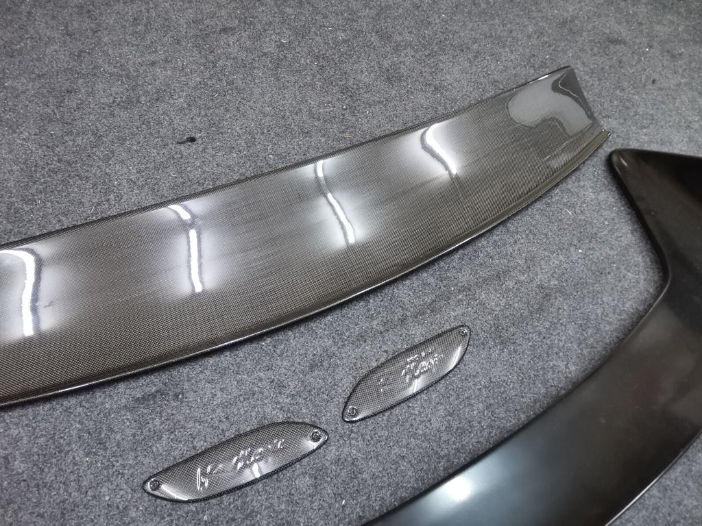 Fit For Mazda Rx8 R Magic Adjustable Carbon Fiber Blade w/FRP Base Spoiler Wing