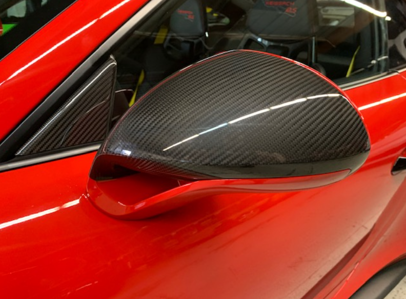 DRY CARBON SPORT DESIGN MIRROR COVERS - FIT FOR PORSCHE 991 TURBO | GT3 | GT4