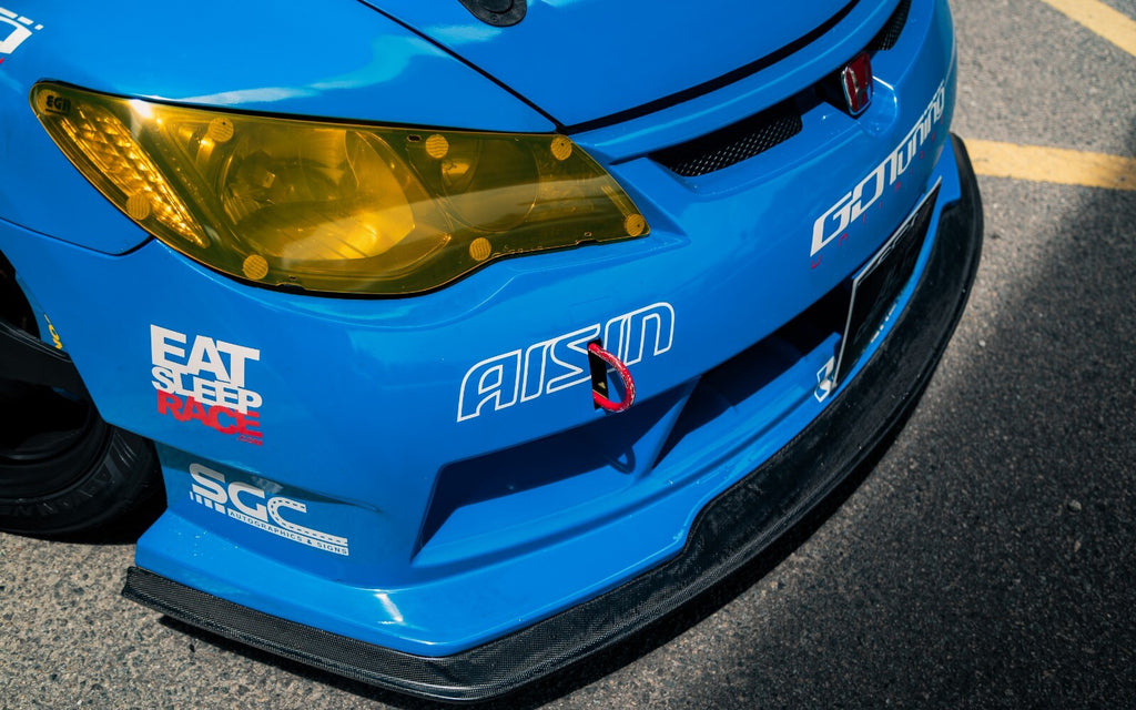 Fit For Honda Civic FD2R ALC Dry Carbon Front Diffuser (For Spoon Sport Bumper)