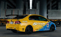 Fit For Honda Civic FD2R ALC Dry Carbon Side Extension Skirt/Lower Lip