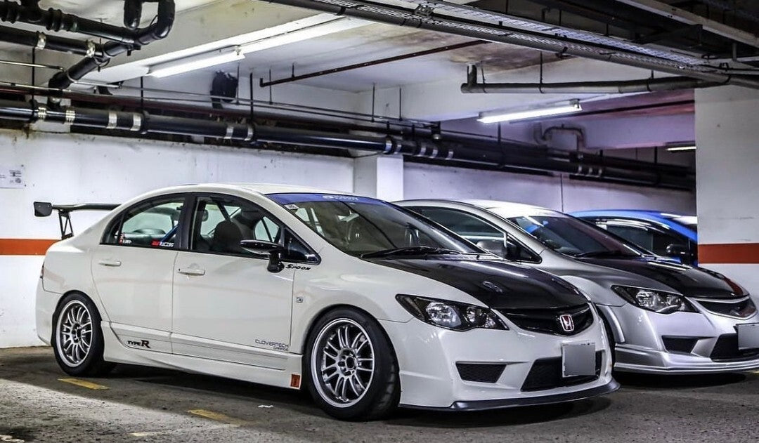 Fit For Honda Civic FD2R ALC  Carbon Fiber Front Lip (Track Pack Edition)