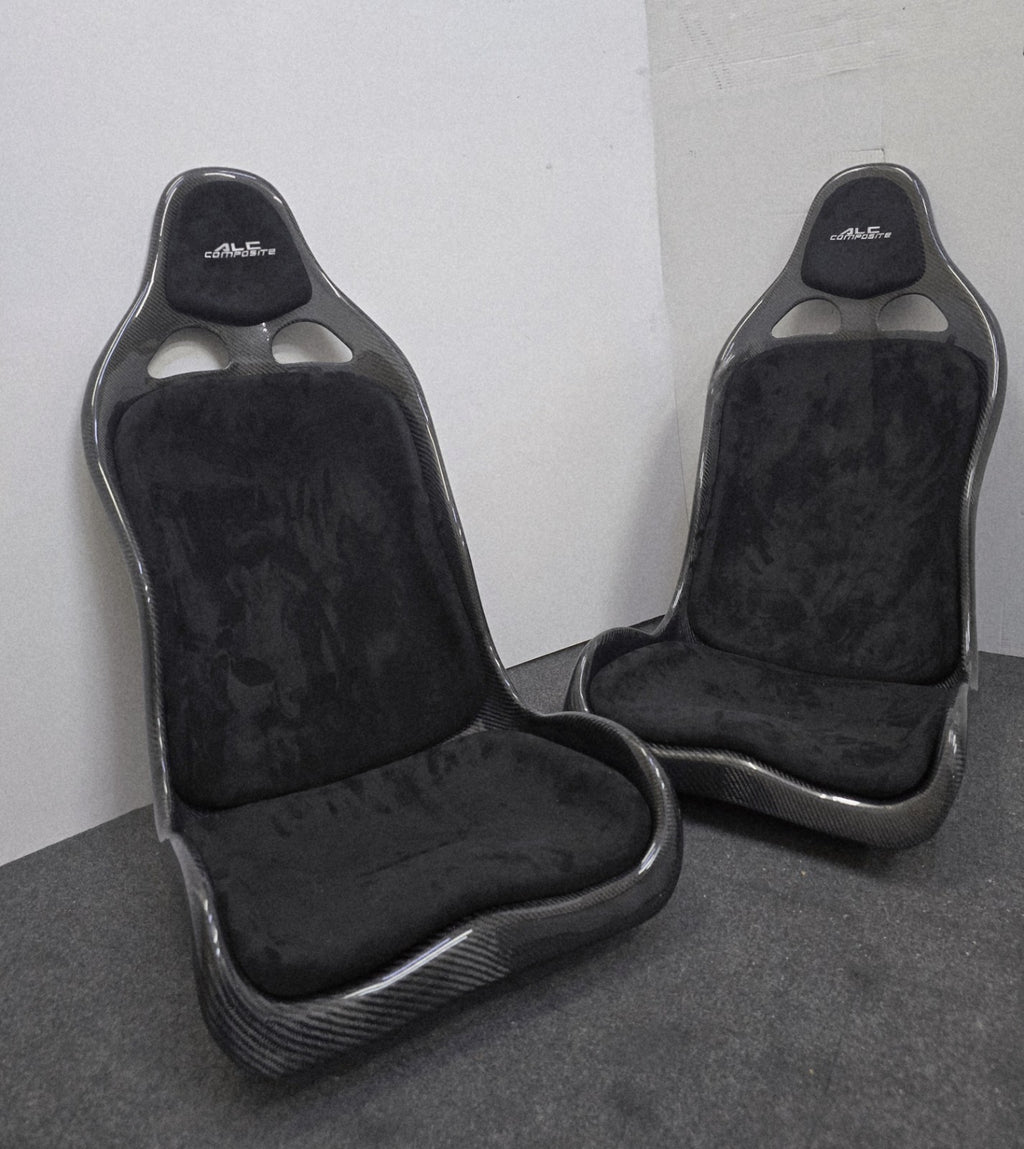 ALC Composite Carbon Fiber Bucket Seat L Size 2pc Set (L&R) Universal Fitting