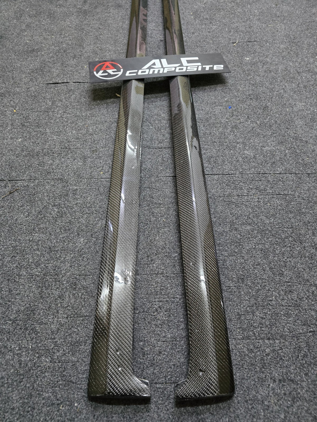 Fit For Mitsubishi Evolution 7 8 9 Carbon Fiber Side Skirt Extensions Addon