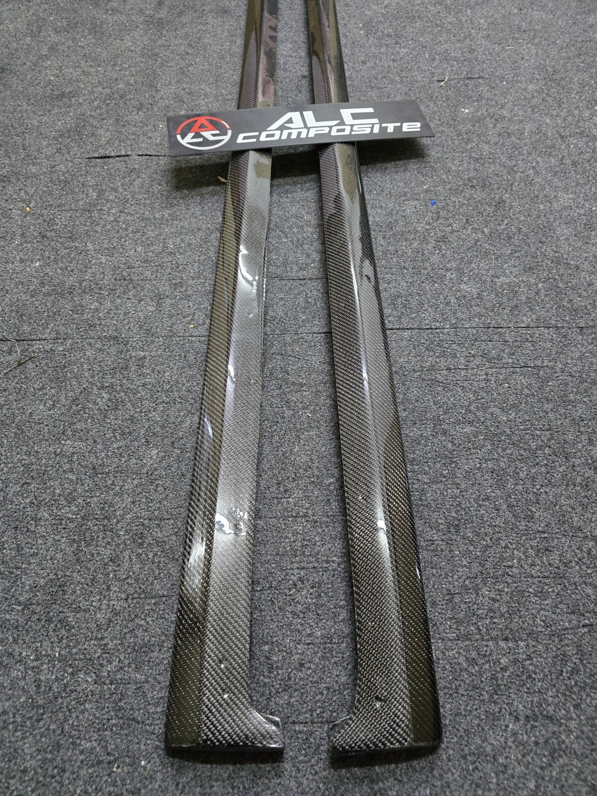 Fit For Mitsubishi Evolution 7 8 9 Carbon Fiber Side Skirt Extensions Addon
