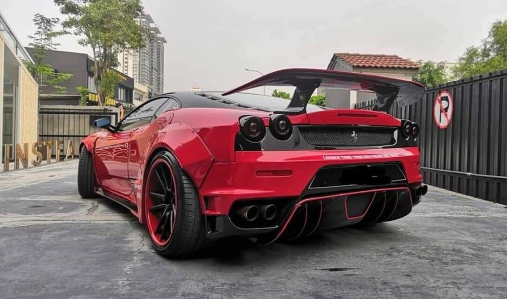 Fit For Ferrari F430 ESP Style Carbon Fiber Rear Wing 04-09