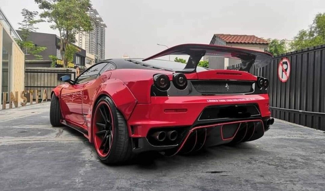 Fit For Ferrari F430 ESP Style Carbon Fiber Rear Wing 04-09