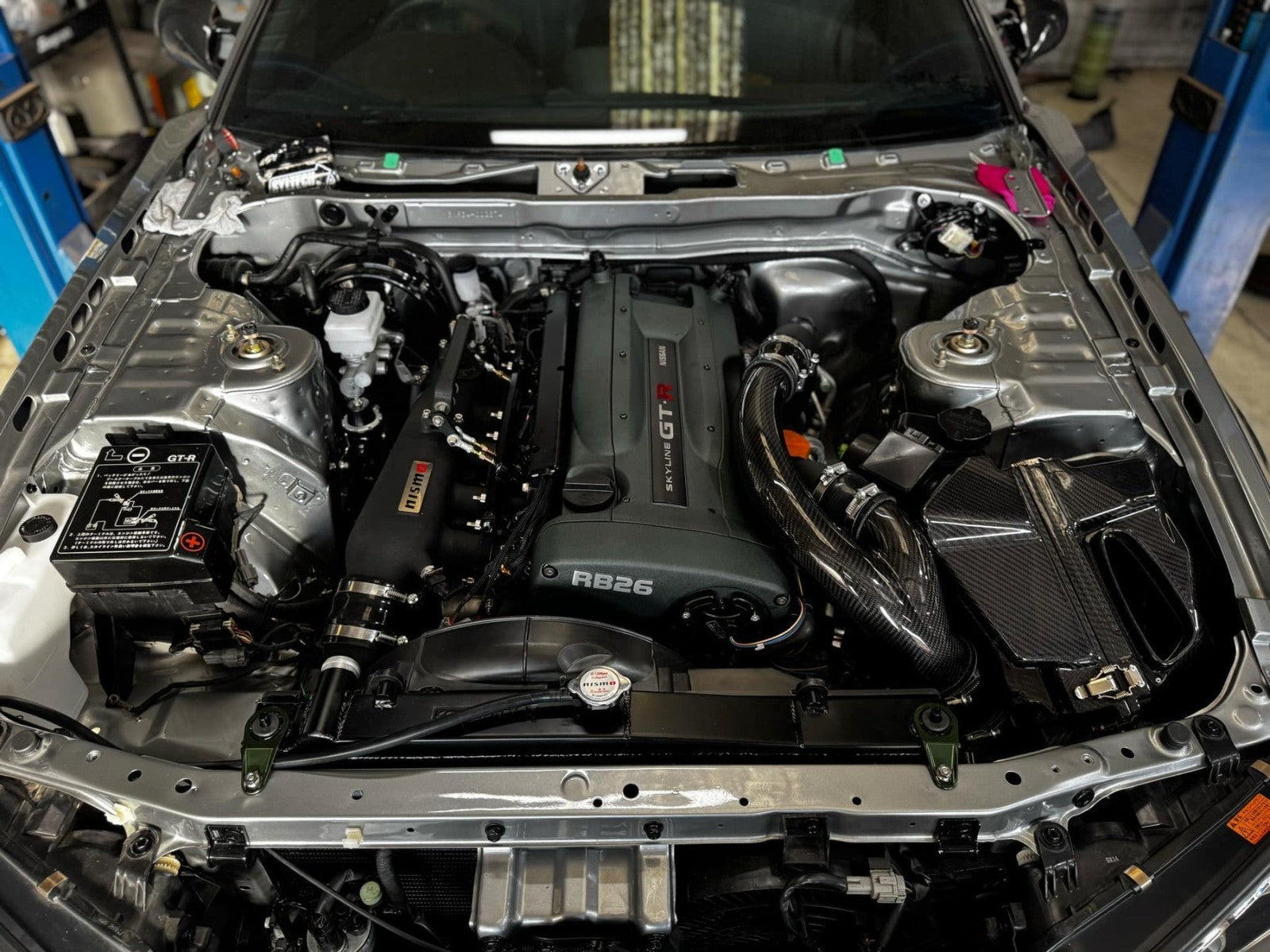 Fit For Nissan GTR RB26 Carbon Airbox