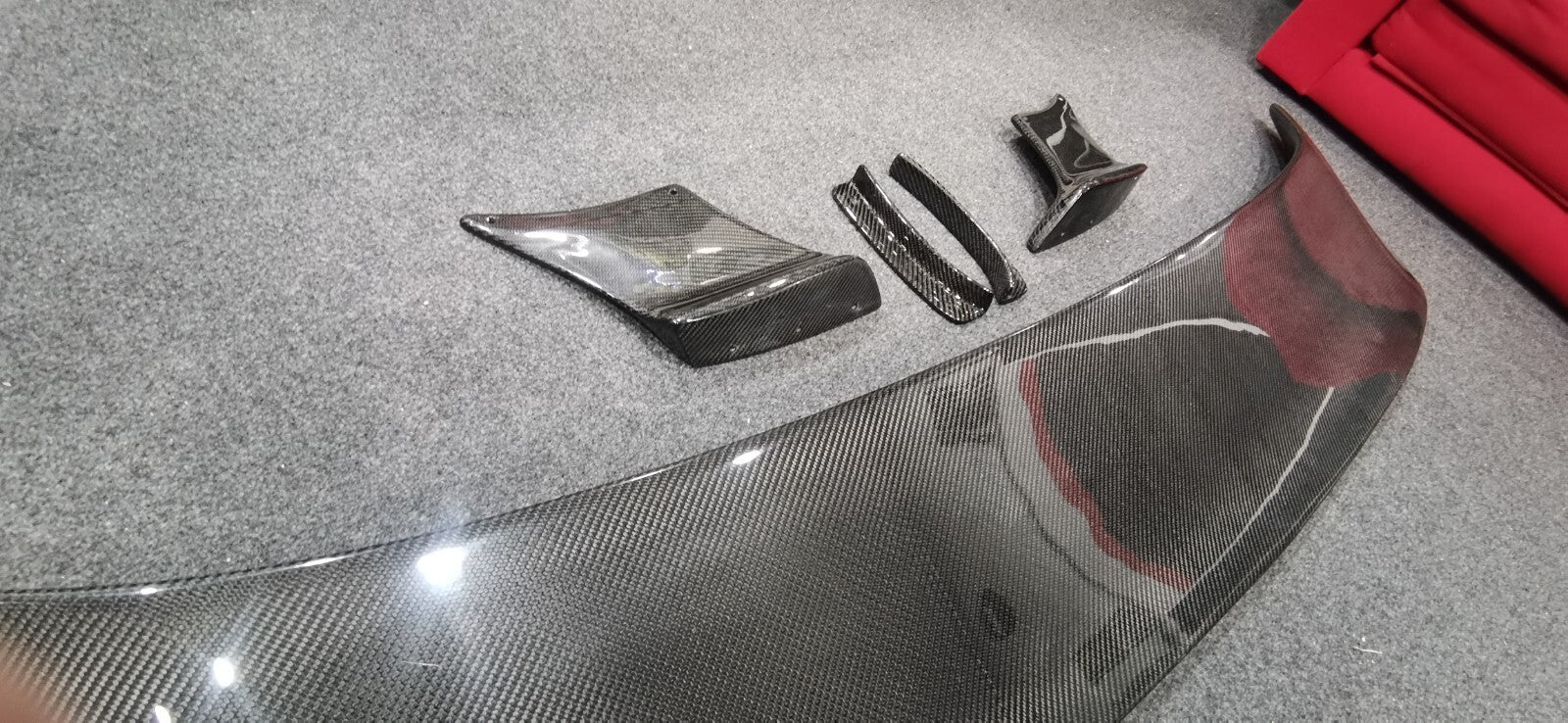 Fit For Ferrari F430 ESP Style Carbon Fiber Rear Wing 04-09