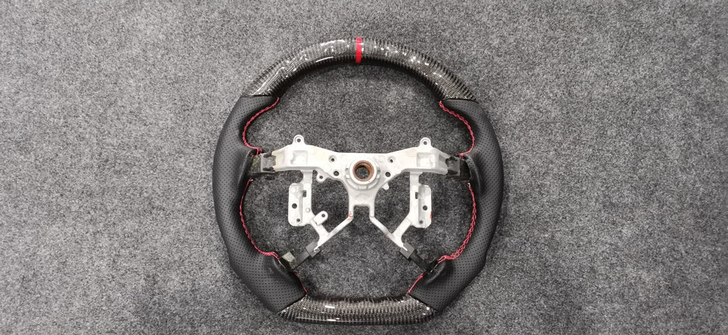 Fit For Toyota Camry/Hilux/Estima/Highlander/Fortuner D-Cut Carbon Steering