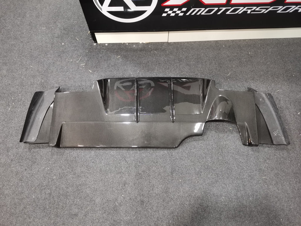 FIT FOR MITSUBISHI EVO 9 CT9A CARBON FIBER REAR BUMPER LOWER DIFFUSER VA STYLE 