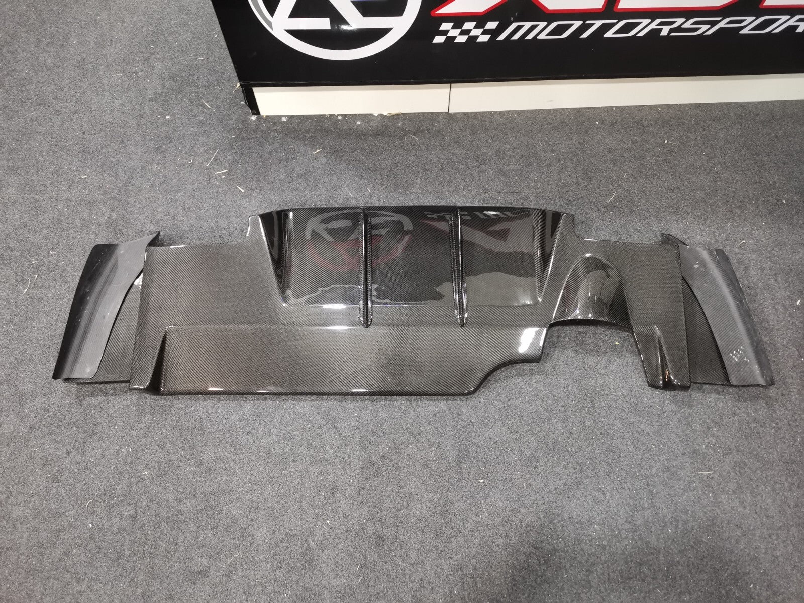 FIT FOR MITSUBISHI EVO 9 CT9A CARBON FIBER REAR BUMPER LOWER DIFFUSER VA STYLE 
