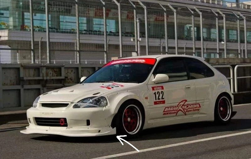 Fits Honda Civic EK9 99-00' M&M  Style FRP Front Lip