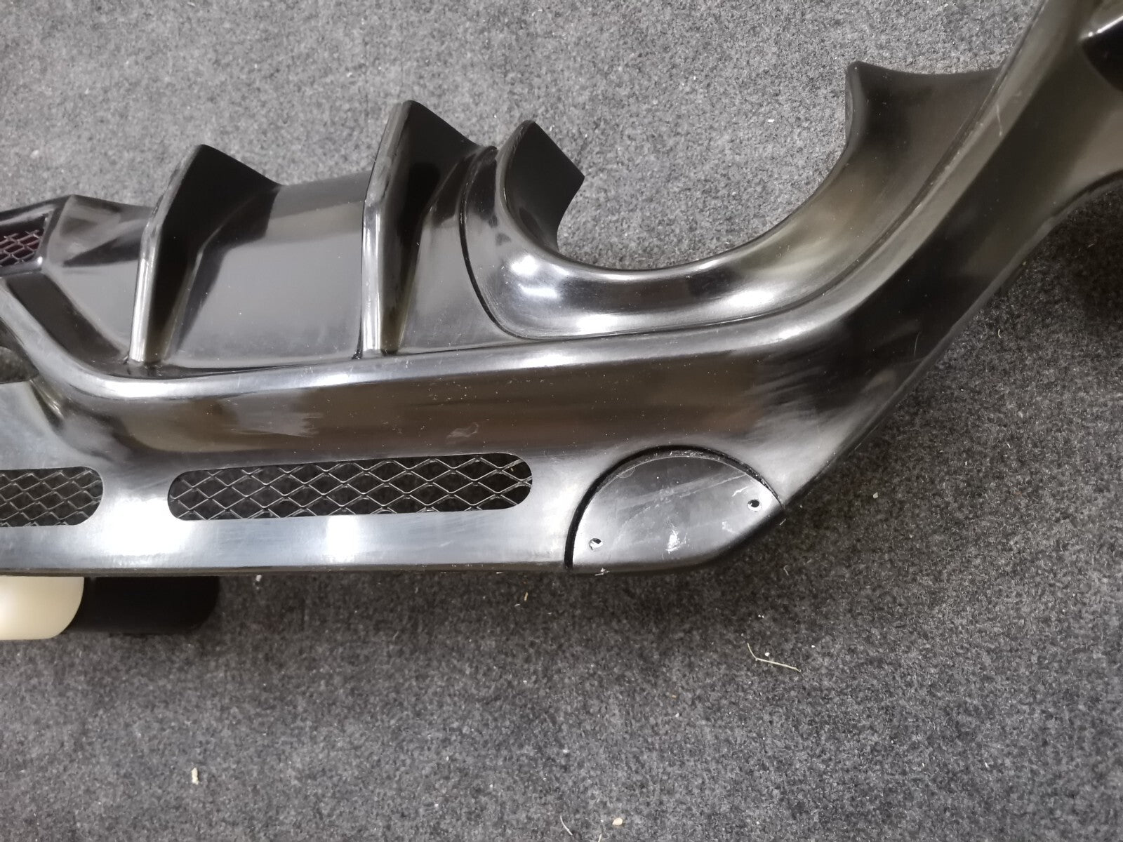 Fit for Toyota Yaris GR Rear Bumper FRP Diffuser With Carbon Heat Shield Cover 