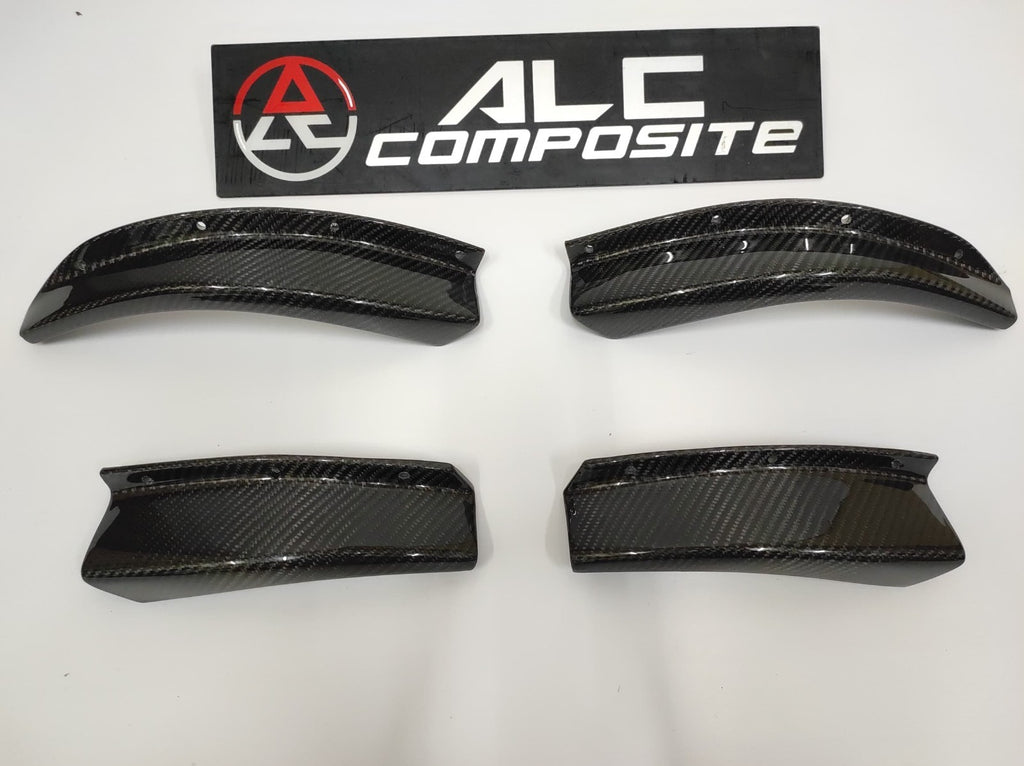 ALC Composites Carbon Fiber Front Bumper Downforce Canard Fit For BMW F87 M2.