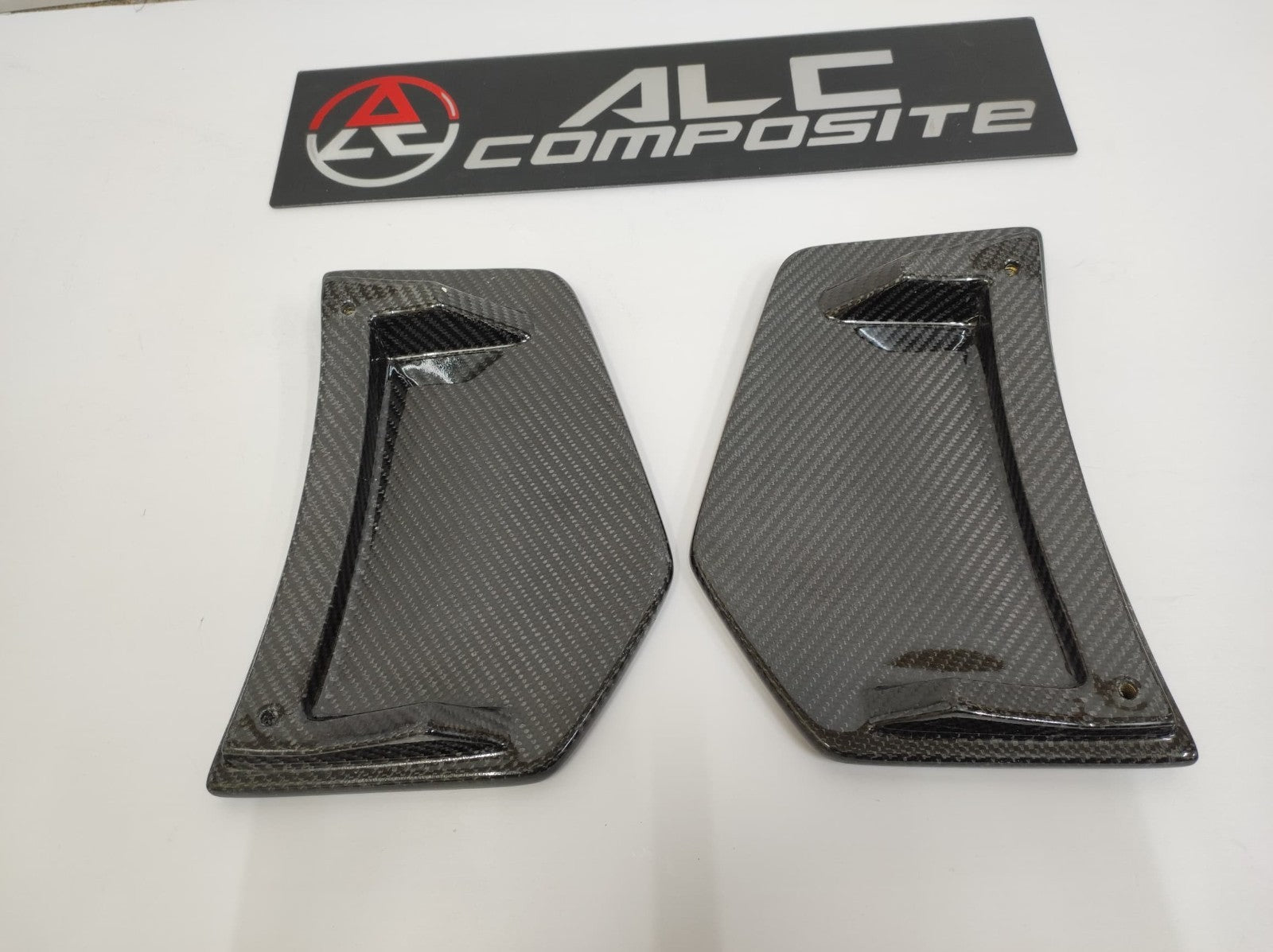ALC Composite Carbon Fiber Rear Bumper Side Spat Fit For Audi TTRS 8j Mk2