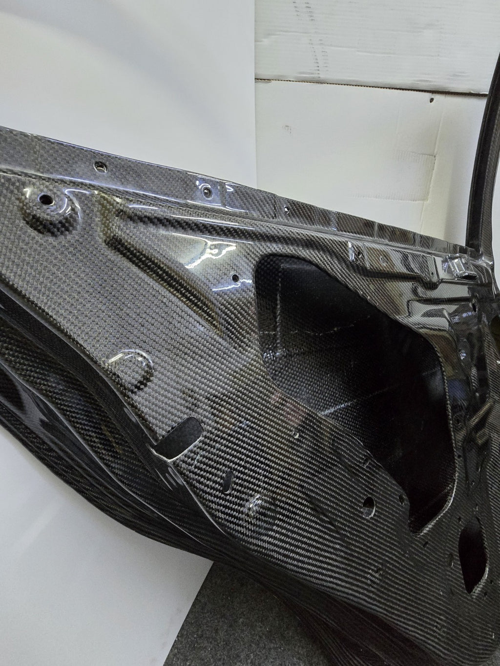 Fit For Mitsubishi Evo 10/X Pure Carbon Fiber Doors For Street & Track Use  4pc 