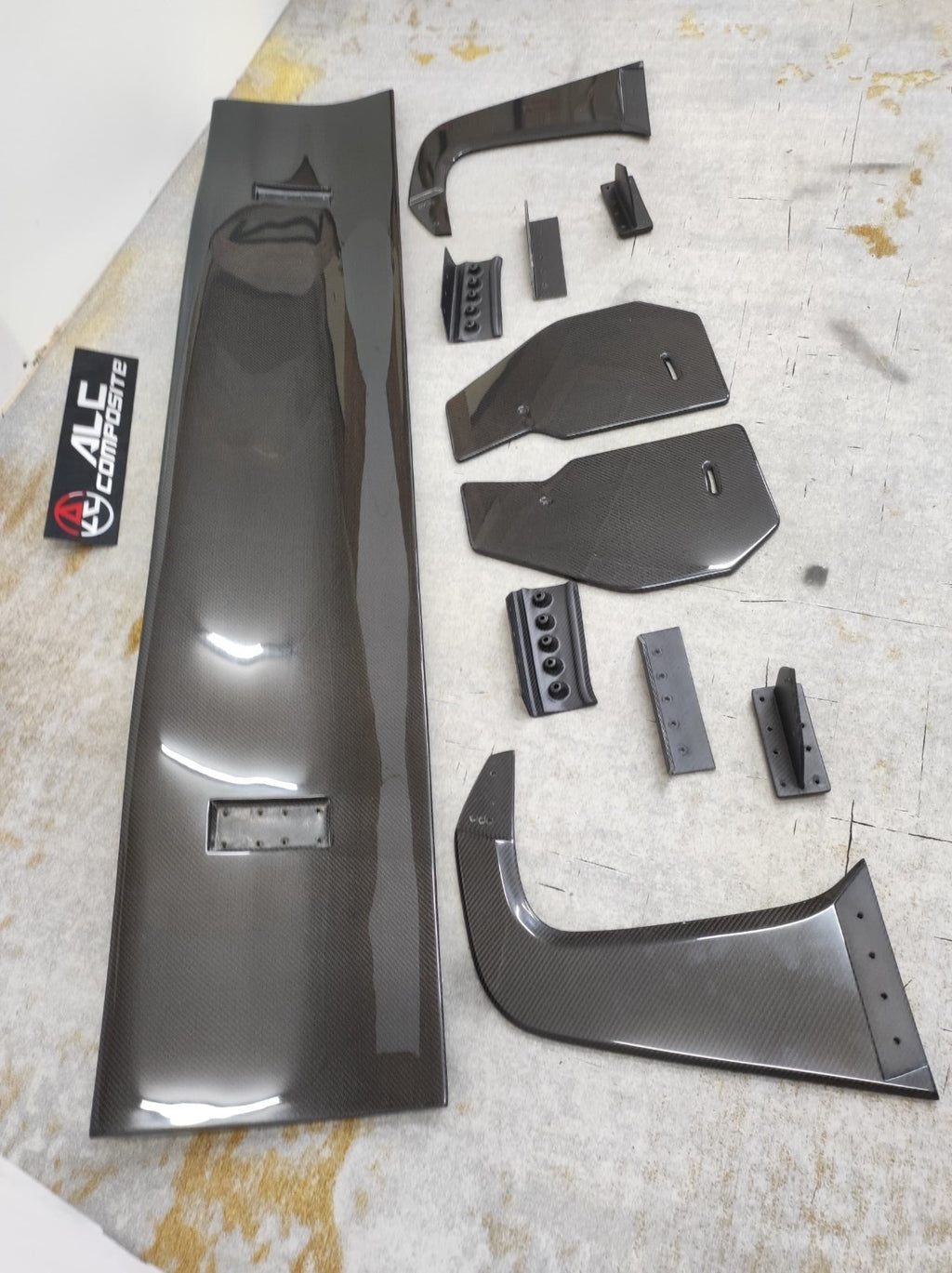 Fit For BMW G82 M4 ALC Composite Dry Carbon Fiber GT3 Rear Spoiler Wing 1800mm 