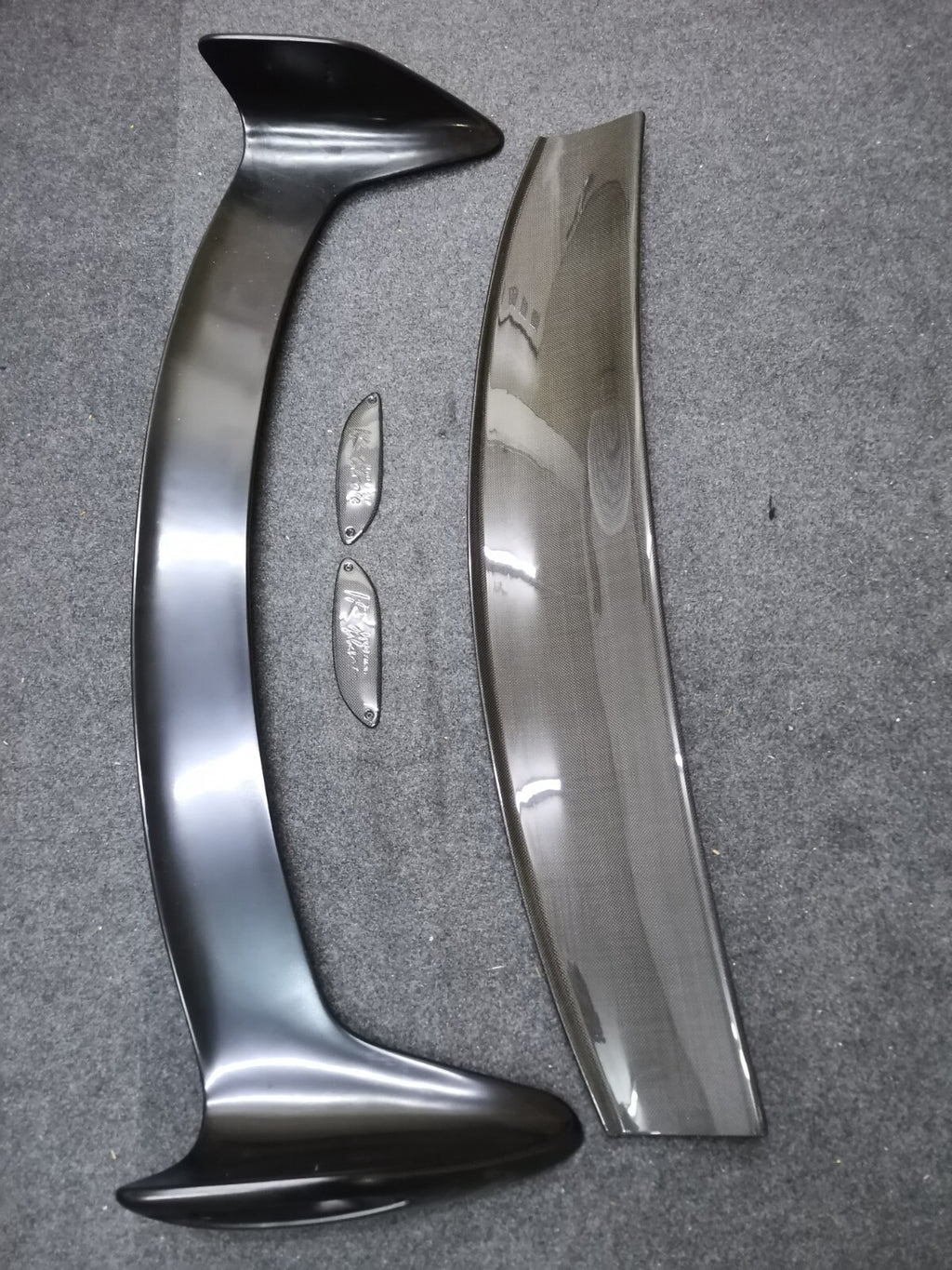 Fit For Mazda Rx8 R Magic Adjustable Carbon Fiber Blade w/FRP Base Spoiler Wing