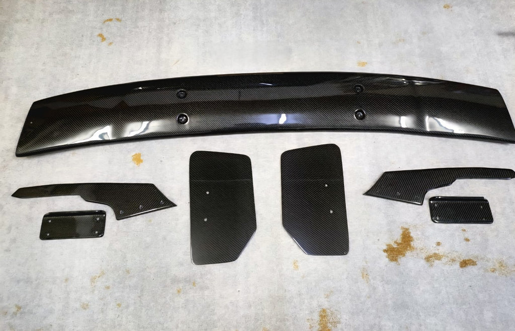 Fit For golf MK7 ALC Composite design Carbon Fiber Rear GT wing W/Carbon bracket