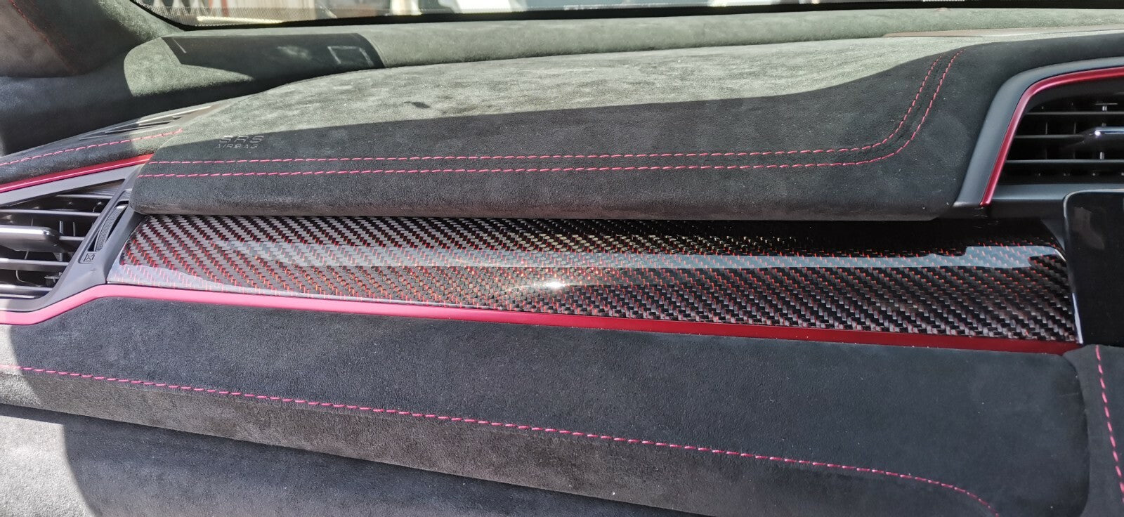 FIT FOR HONDA CIVIC FK8 CARBON FIBER INTERIOR TRIM SET - 2017+ CIVIC TYPE-R