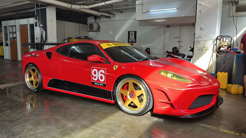 Fit For Ferrari F430 ESP Style Carbon Fiber Rear Wing 04-09