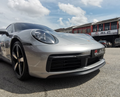 Fit For Porsche 911 992 SPASM Front Bumper Carbon Fiber Lower Sport Spoiler Lip