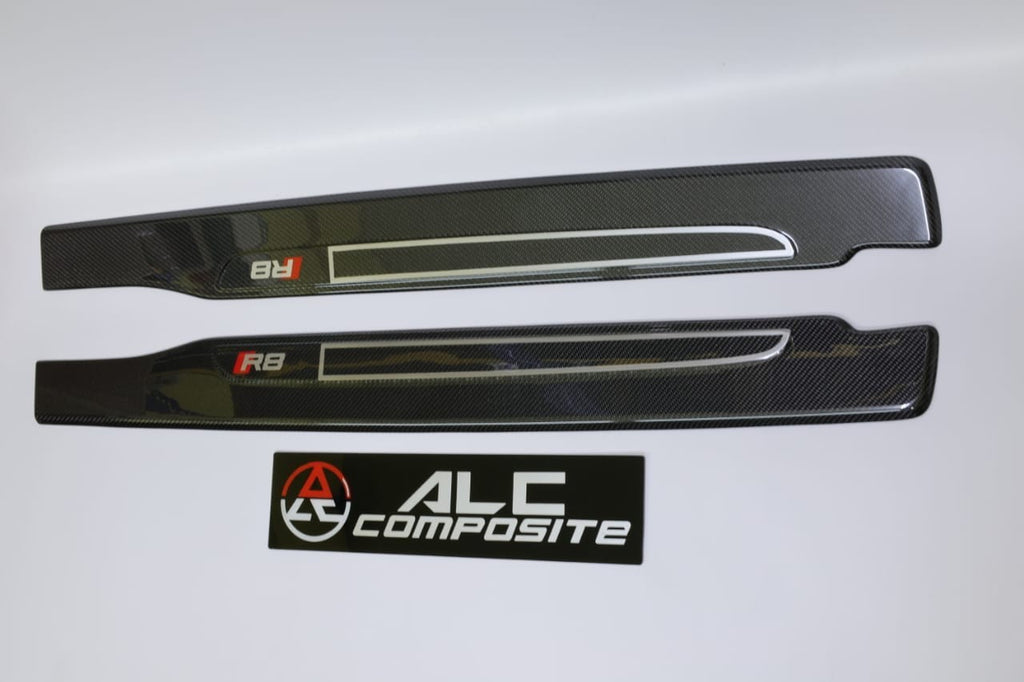 Fit For Audi R8 100% Carbon Fiber Outer Door Sill For Gen. 1 R8 2008-2015
