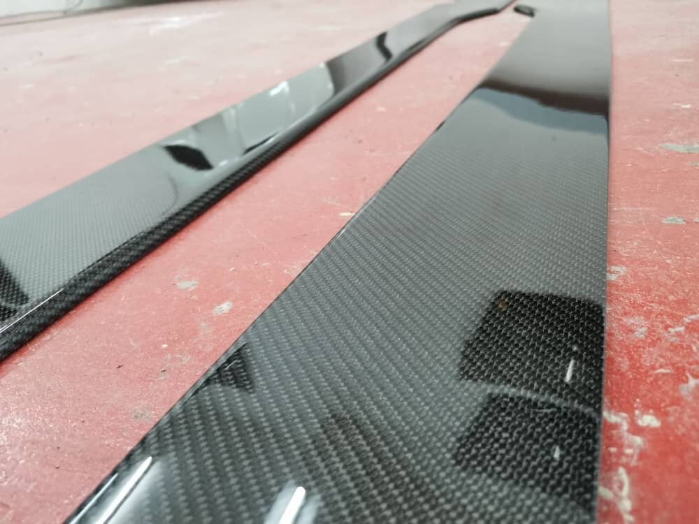 Fit For Nissan R32 GTR PANDEM Carbon Fiber SIDE SKIRT EXTENSIONS
