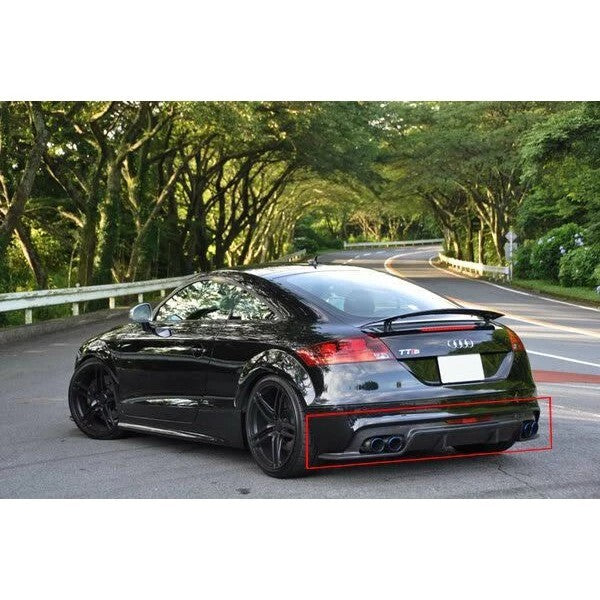 Fit For Audi TTS/TTRS MK2 8J FRP Rear bumper Lower Valance/Diffuser Replacement