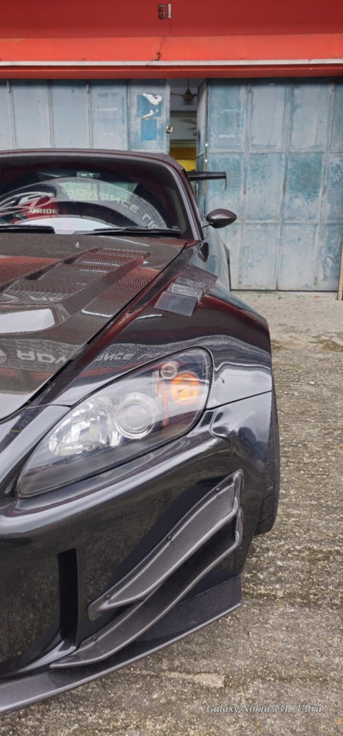 ALC Composite Carbon Fiber Universal/S2000 Hood/Fender Louvre Vents (Pair)