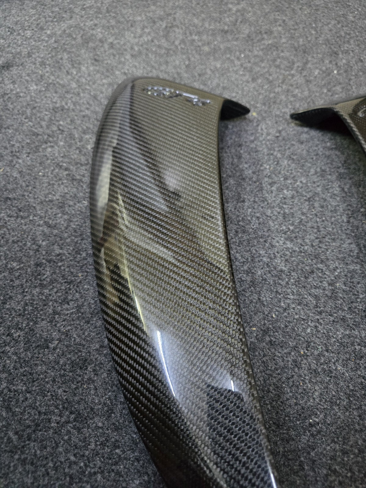 For Porsche 981 Boxster Cayman 13-16 Carbon Side Air Vent Cover With GT4 logo