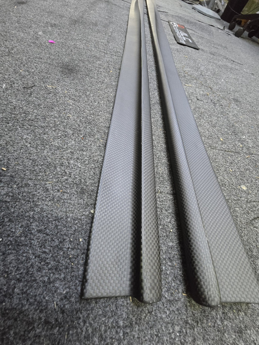 Fit For Honda Civic FD2R ALC Dry Carbon Side Extension Skirt/Lower Lip