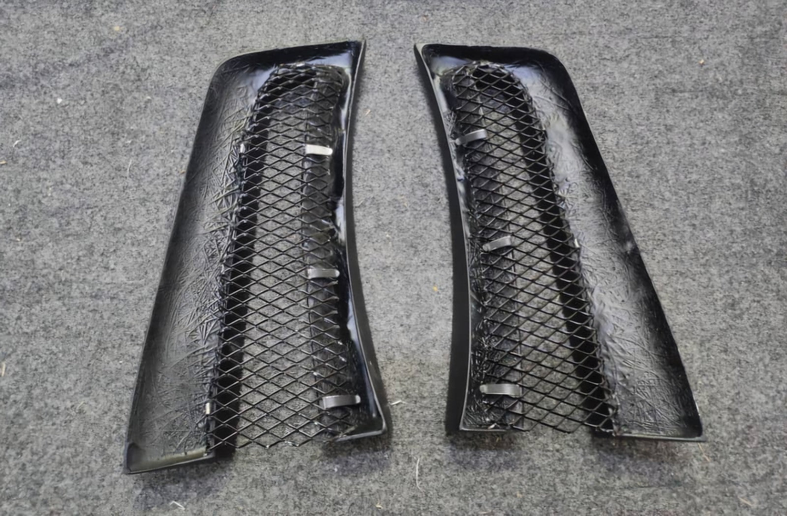 Fit For Porsche 991.1 GT2 RS For Aftermarket Bumper ONLY Side Vent Cover Set L&R