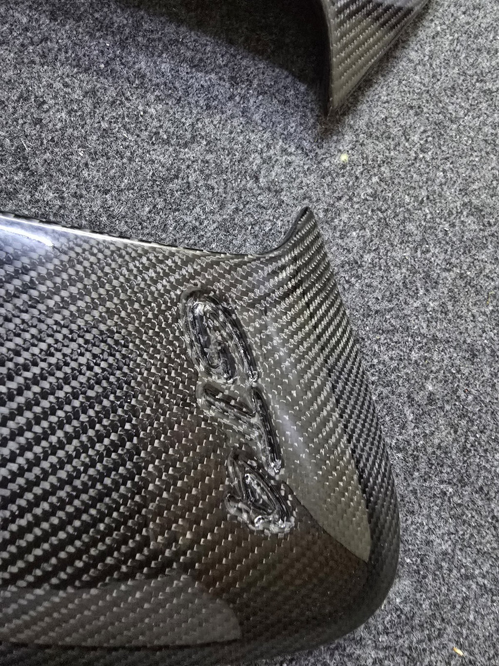 For Porsche 981 Boxster Cayman 13-16 Carbon Side Air Vent Cover With GT4 logo