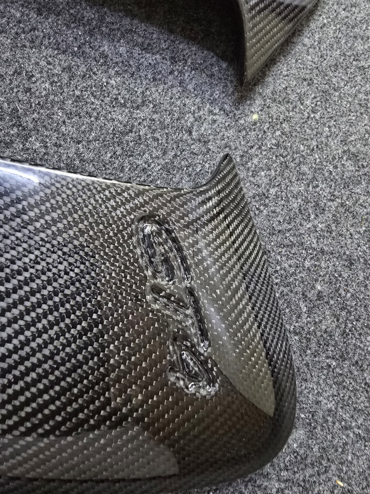 For Porsche 981 Boxster Cayman 13-16 Carbon Side Air Vent Cover With GT4 logo