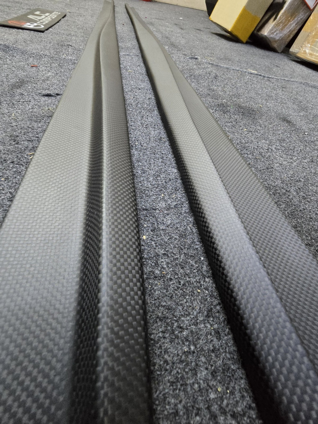 Fit For Honda Civic FD2R ALC Dry Carbon Side Extension Skirt/Lower Lip