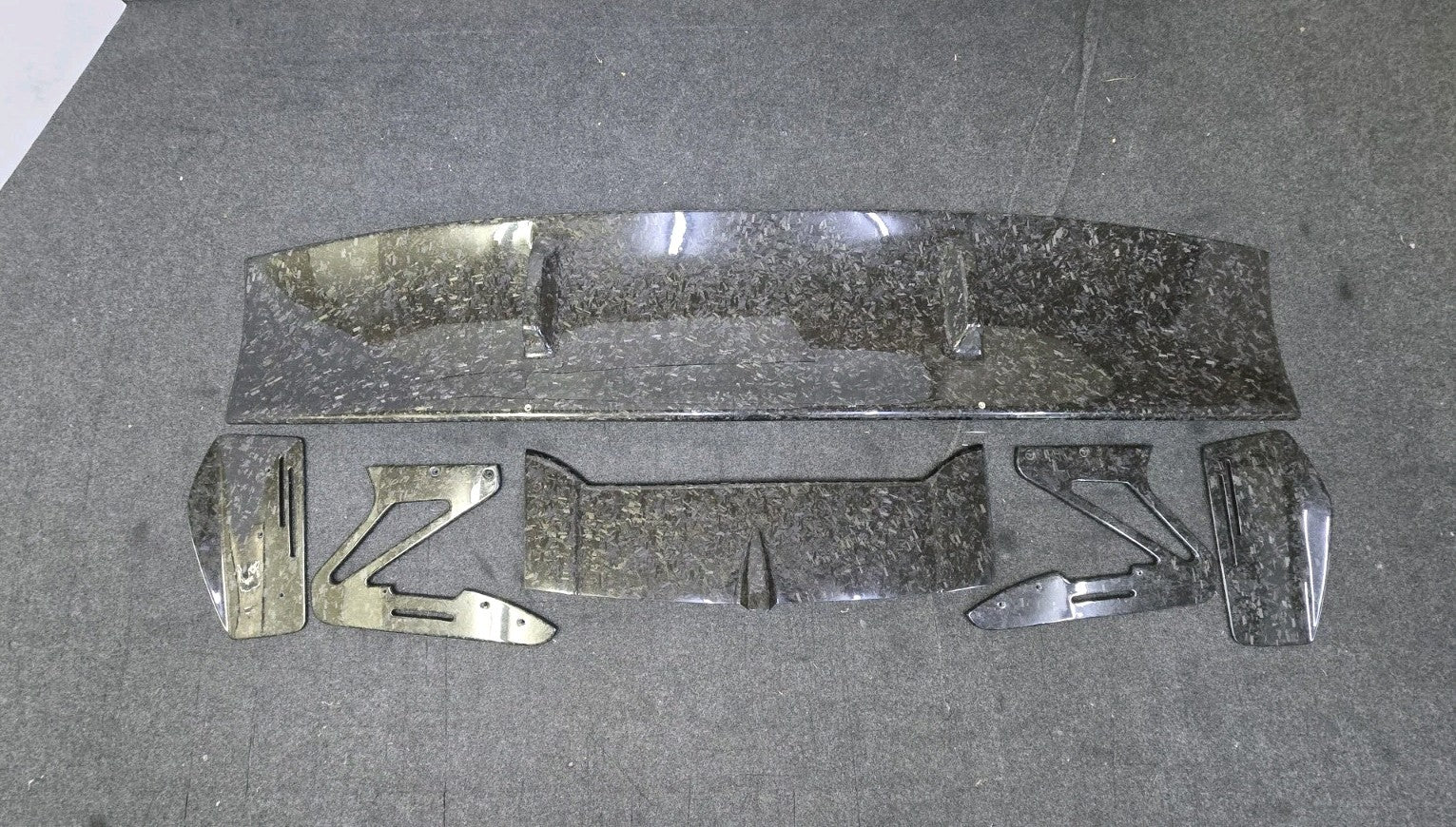 Forged Carbon Fiber Swan Neck ALC Wing Fit For Lamborghini Gallardo Spyder/coupe