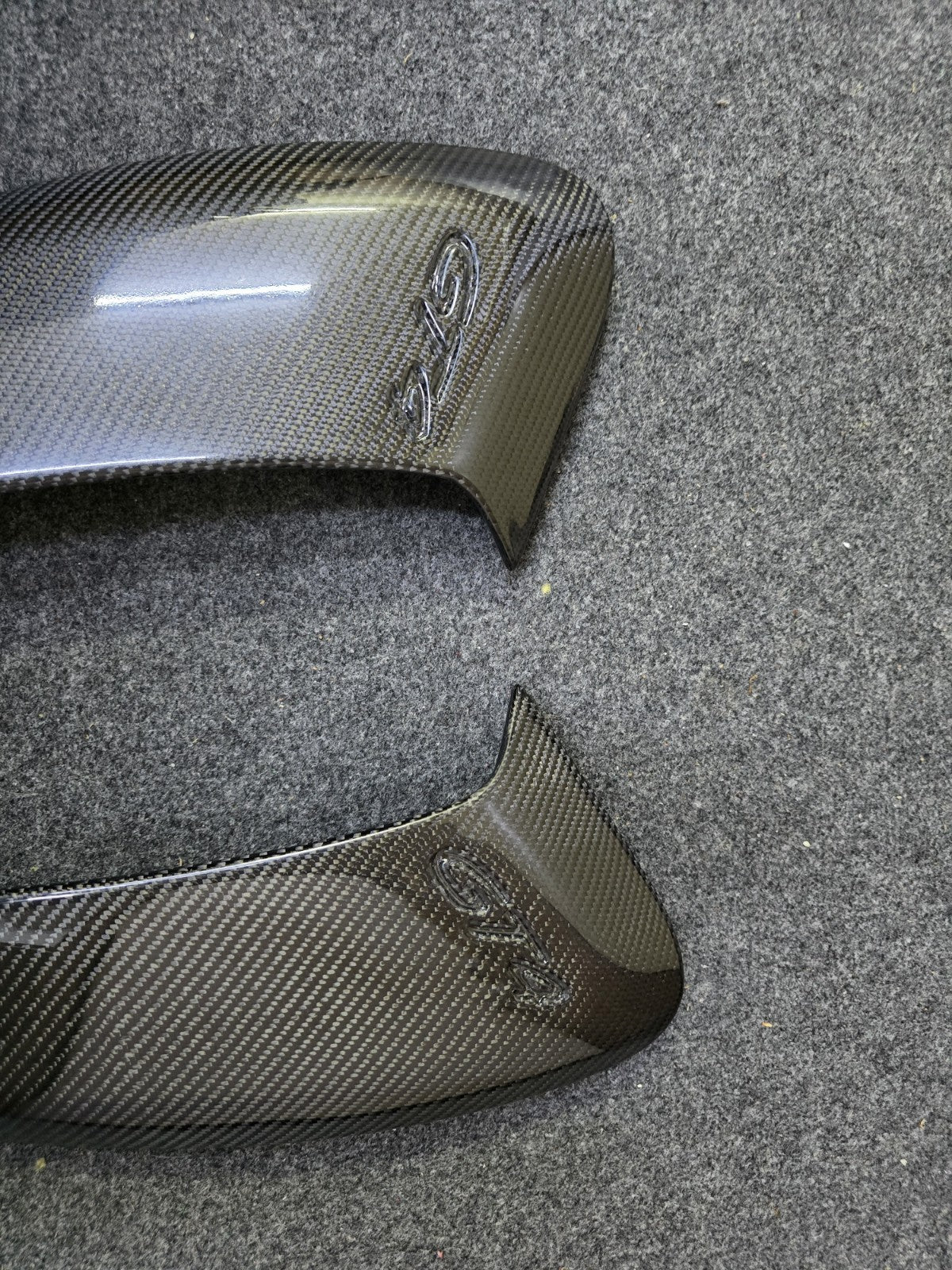 For Porsche 981 Boxster Cayman 13-16 Carbon Side Air Vent Cover With GT4 logo