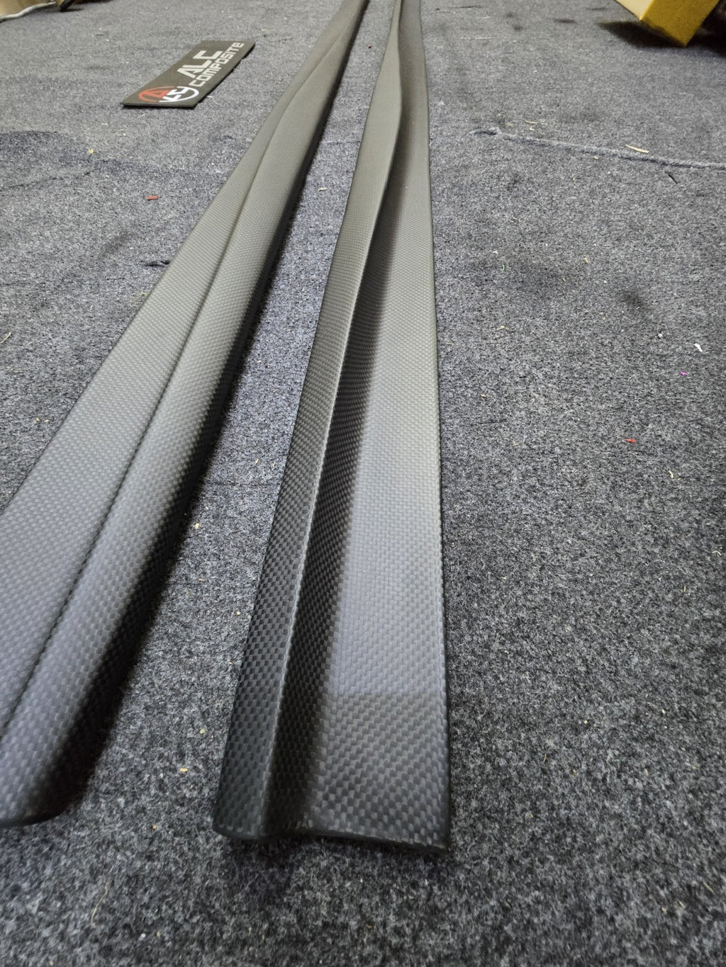 Fit For Honda Civic FD2R ALC Dry Carbon Side Extension Skirt/Lower Lip