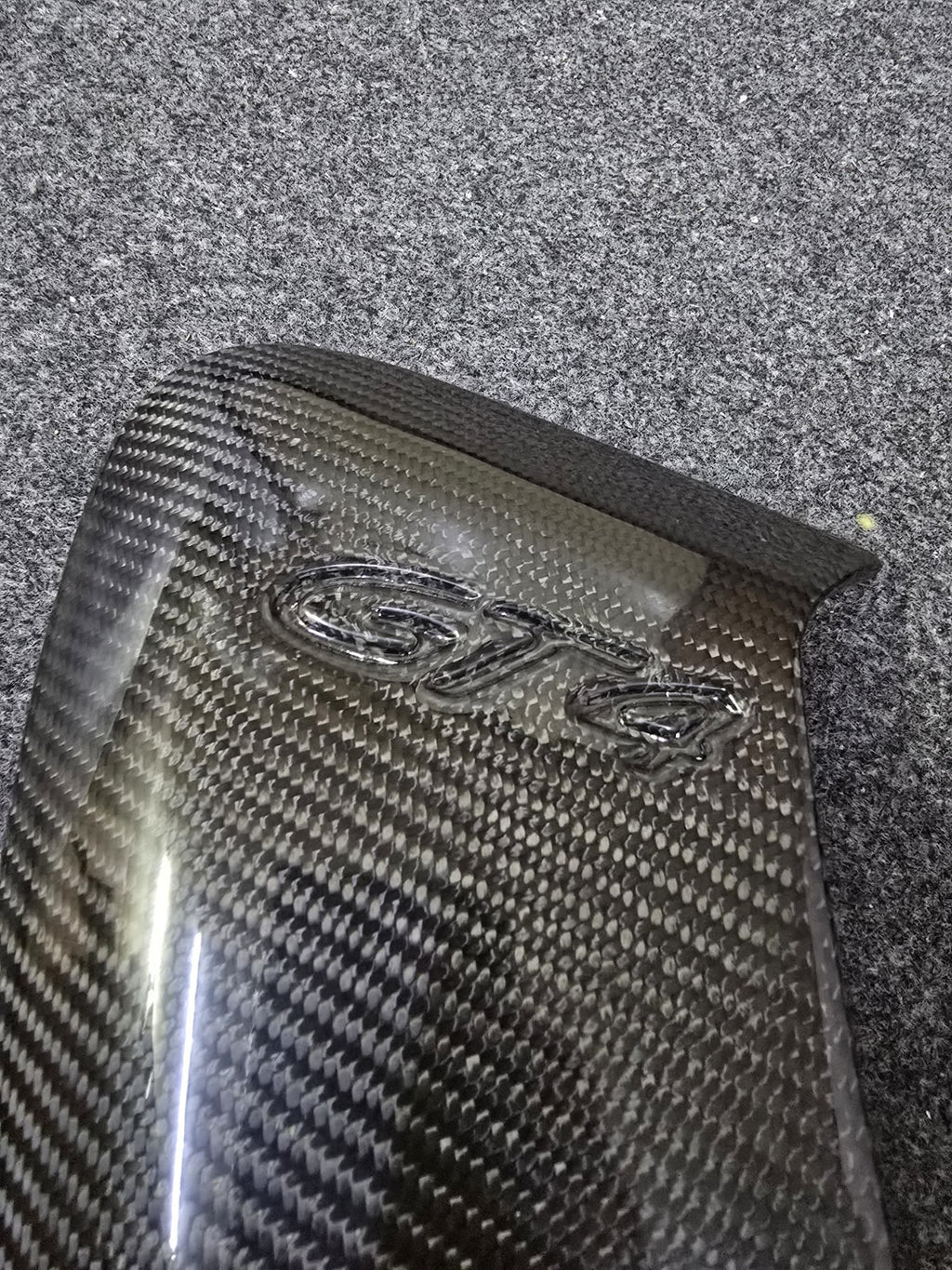 For Porsche 981 Boxster Cayman 13-16 Carbon Side Air Vent Cover With GT4 logo