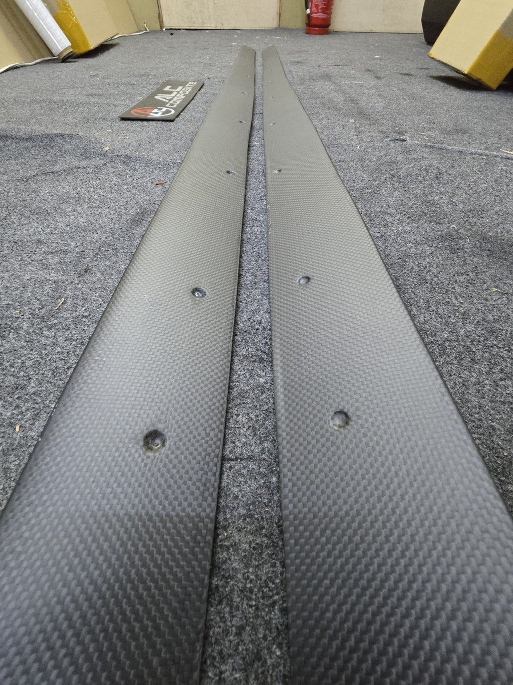 Fit For Honda Civic FD2R ALC Dry Carbon Side Extension Skirt/Lower Lip