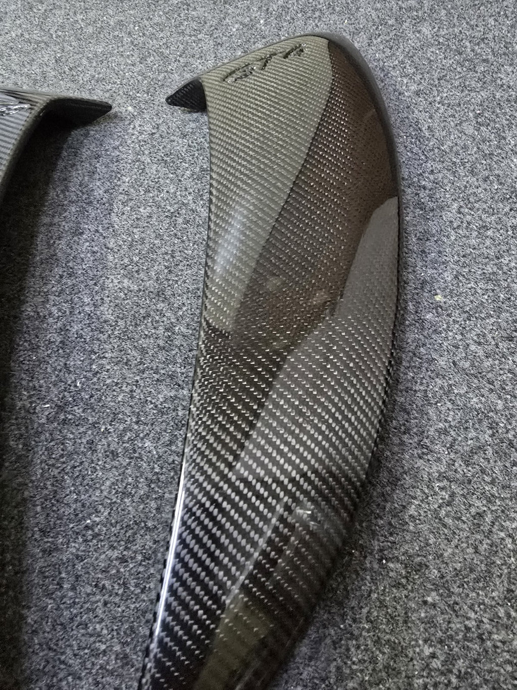 For Porsche 981 Boxster Cayman 13-16 Carbon Side Air Vent Cover With GT4 logo